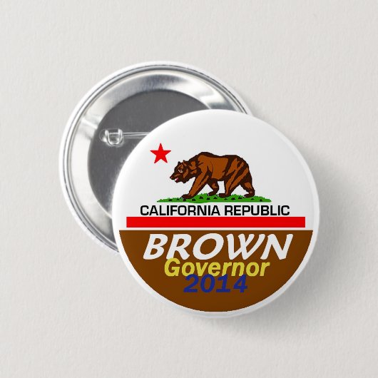 BROWN Governor 2014 Button (Voorkant /achterkant)