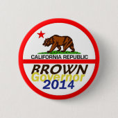 BROWN Governor 2014 Button (Voorkant)