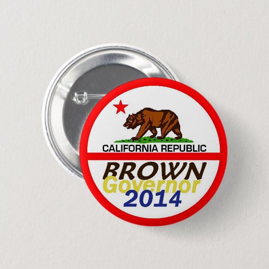 BROWN Governor 2014 Button (Voorkant /achterkant)