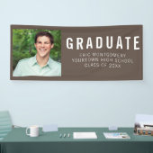 Brown Graduation Party Foto Spandoek (Beurs)