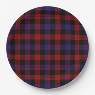 Brown Grady Tartan Papieren Bordje