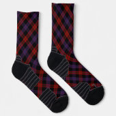 Brown Grady Tartan Plaid Pattern Sokken (Rechts)