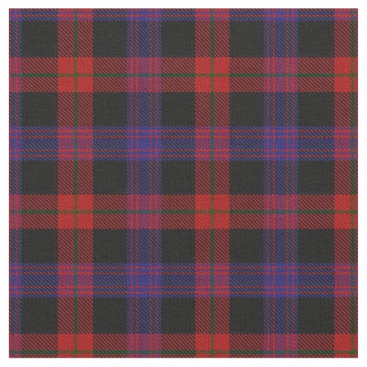 Brown Grady Tartan Stof (Close Up)