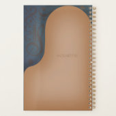 Brown Grand Piano Muziekleraar Student Uitvoerder Planner (Achterkant)