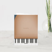 Brown Grand Piano persoonlijke muziekoverweging (Achterkant)