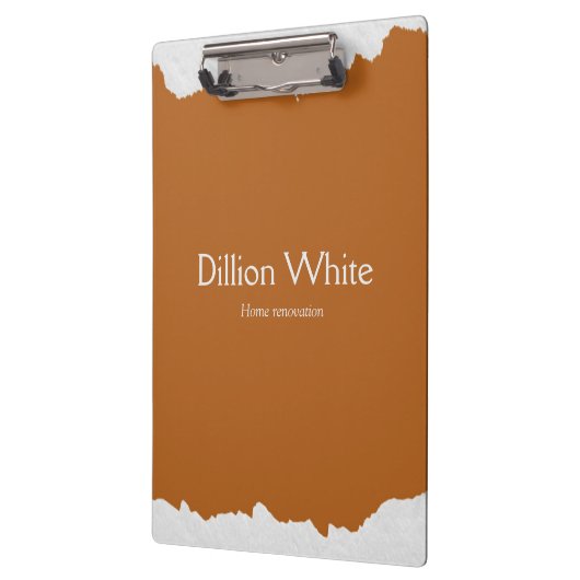 Brown gray textured print klembord (Links)