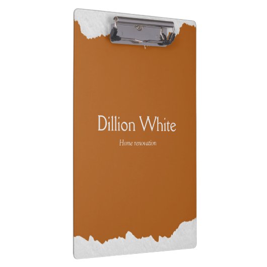 Brown gray textured print klembord (Rechts)