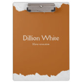 Brown gray textured print klembord (Voorkant)