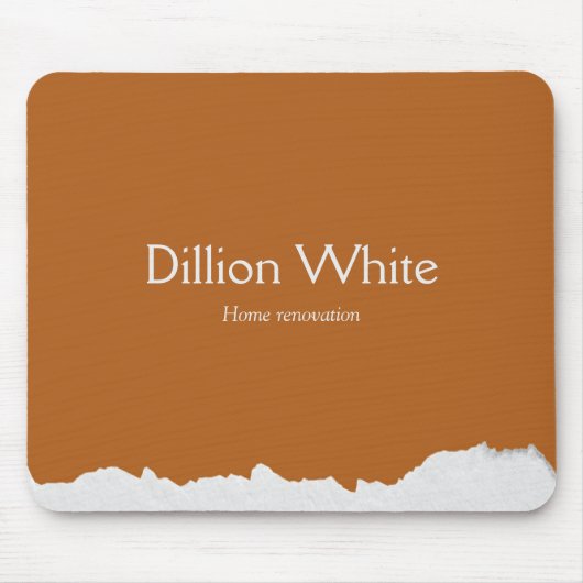 Brown gray textured print muismat (Voorkant)