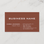 Brown Green Modern Contemmodern Company Visitekaartje (Voorkant)