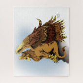 Brown Griffin Fantasy Legpuzzel (Verticaal)