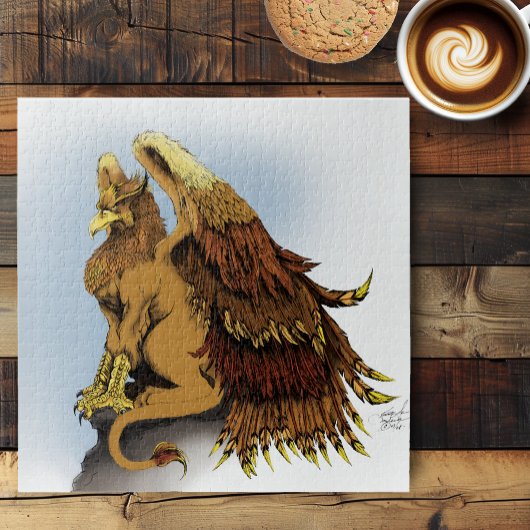 Brown Griffin Fantasy Legpuzzel