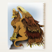 Brown Griffin Fantasy Planner (Achterkant)