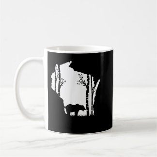 Brown Grizzly Bear Hunting - Wisconsin map Hunter Koffiemok