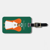 Brown Guardian Angel (dubbelzijdig) Bagagelabel (Voorkant horizontaal)