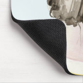 Brown Hair Top Knot Bun Muismat (Hoek)