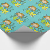 Brown Hazard Mermaid Cadeaupapier (Hoek)