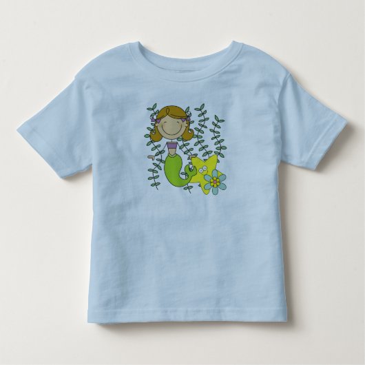 Brown Hazard Mermaid Kinder Shirts (Voorkant)