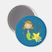 Brown Hazard Mermaid Magneet (Voorkant / Achterkant)