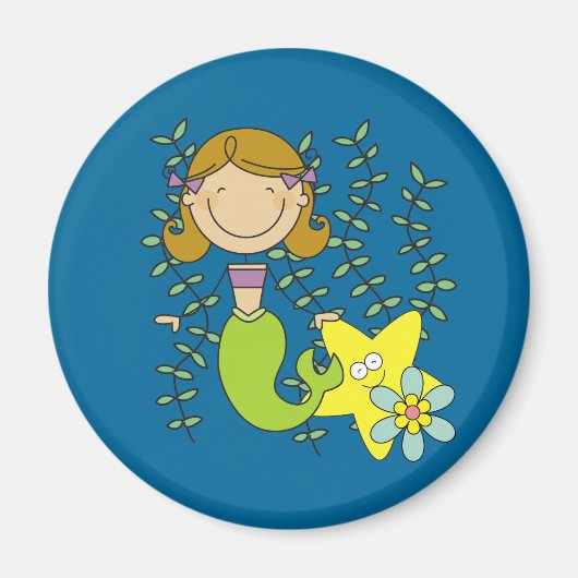 Brown Hazard Mermaid Magneet (Voorkant)