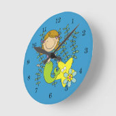 Brown Hazard Mermaid Ronde Klok (Hoek)