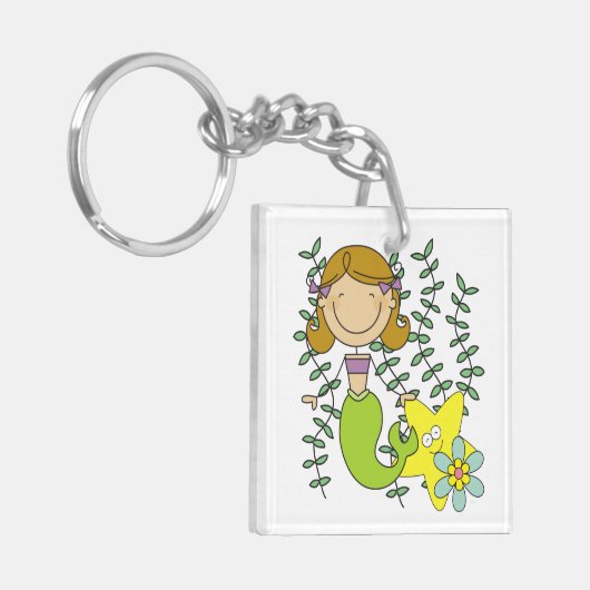 Brown Hazard Mermaid Sleutelhanger (Voorkant Links)