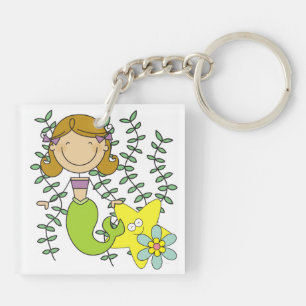 Brown Hazard Mermaid Sleutelhanger