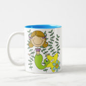 Brown Hazard Mermaid Tweekleurige Koffiemok (Links)