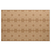 Brown Henna Lace Print Flower Pattern Fabric Stof (Fat Quarter)