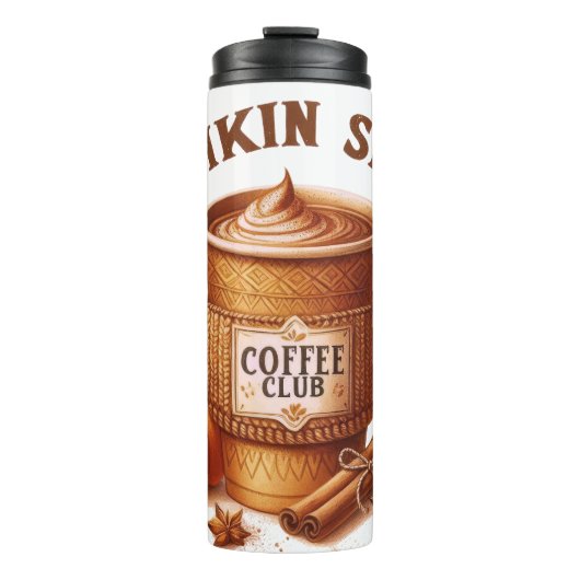 BROWN HERFST PUMPKIN SPICE COFFEE CLUB THERMOSBEKER (Voorkant)