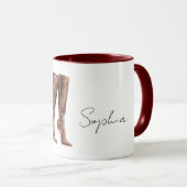 Brown High Heel Boots Mok (Voorkant rechts)