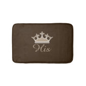 Brown his Crown Bath Mat (Voorkant)