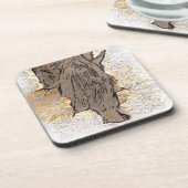 BROWN HORSE BIER ONDERZETTER (Linkerzijde)