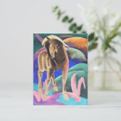 BROWN HORSE BRIEFKAART (Staand voorkant)