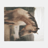 BROWN HORSE FLEECE DEKEN (Voorkant (Horizontaal))