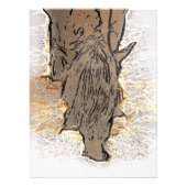 BROWN HORSE FOTO AFDRUK (Voorkant)