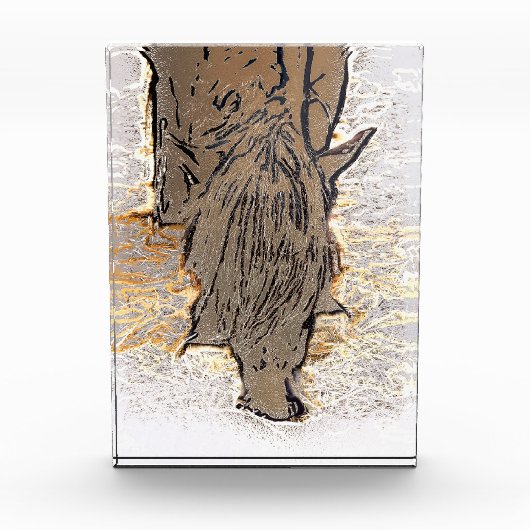 BROWN HORSE FOTOBLOKKEN (Voorkant)