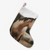 BROWN HORSE KLEINE KERSTSOK (Voorkant (Hangend))