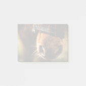 Brown Horse Nose Photo Cute and Rustic Post-it® Notes (Voorkant)