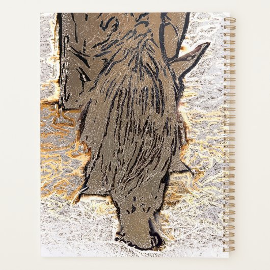 BROWN HORSE PLANNER (Achterkant)