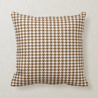 Brown Houndstooth Kussen