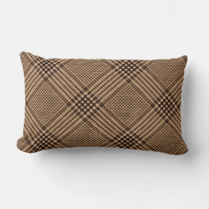 Brown Houndstooth Scottish Check Pset Pattern Kussen