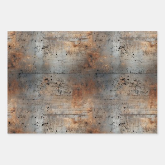 Brown Howdy Cowboy Western Rope Inpakpapier Vel (Voorkant 3)