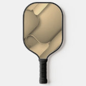 Brown Hues Modern Art Pickleball Paddle (Voorkant)