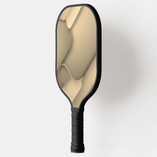 Brown Hues Modern Art Pickleball Paddle (Links)