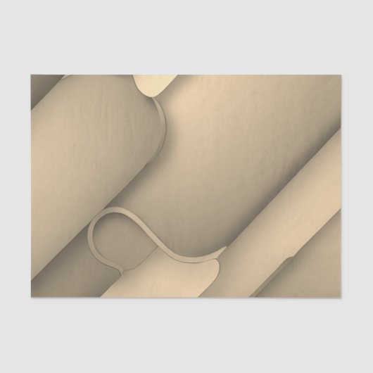 Brown Hues Modern Art Tissuepapier (Voorkant)