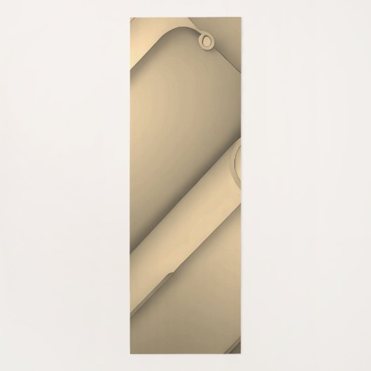 Brown Hues Modern Art Yogamat (Achterkant)