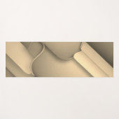 Brown Hues Modern Art Yogamat (Voorkant (horizontaal))