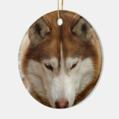 Brown Husky Ornament (Links)