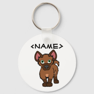Brown Hyena Cub Sleutelhanger